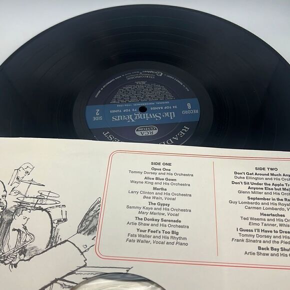 THE SWING YEARS (1936-46) VARIOUS ARTISTS (5LPS) PREMIUM QUALITY USED LP (NM/EX) - Picture 4 of 5